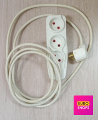 Подовжувач на 3 розетки