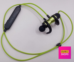 Бездротові Bluetooth - навушники Yison E14 чорно-зелені