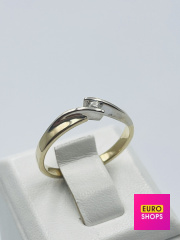 Каблучка з діамантами 583° 2.46 г.