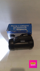 Ліхтар з набором інструментів 17 предметів ZDTOL- 240701