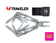 Мультитул багатофункціональний розкладний 10в1 в чохлі Traveler