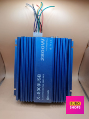 Автомобільний 4-канальний підсилювач звуку X-8000USB